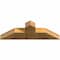 Ekena Millwork Portland Rough Sawn Timber Gable Bracket, Western Red Cedar, 36"W x 12"H x 4"D x 6"F, 8/12 Pitch GBW036X12X0406POR00RWR - alternate 5